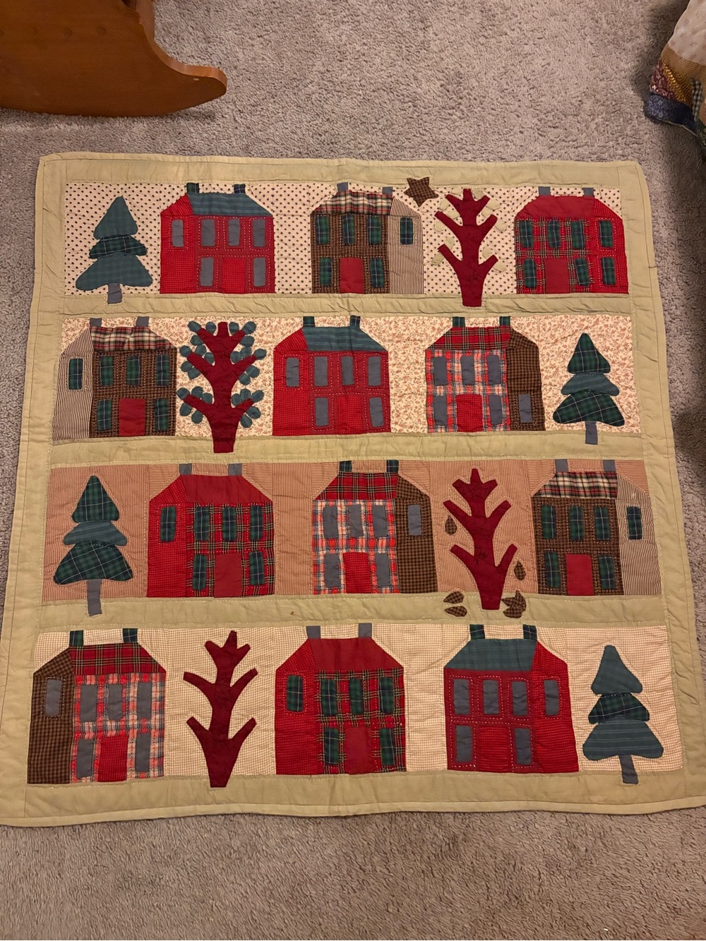 Coming Home 40 x 40 House Mini Quilt